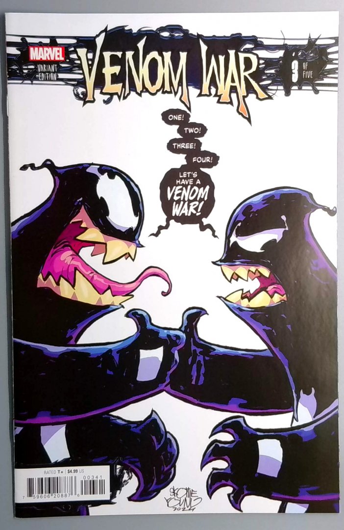 Venom War #3 VF/NM SKOTTIE YOUNG VARIANT Marvel 2024