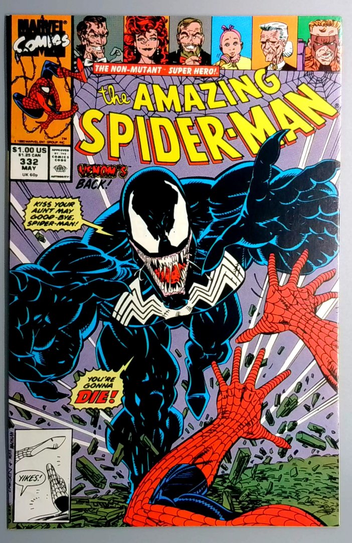 Amazing Spider-Man #332 VF/NM VENOM Marvel 1990