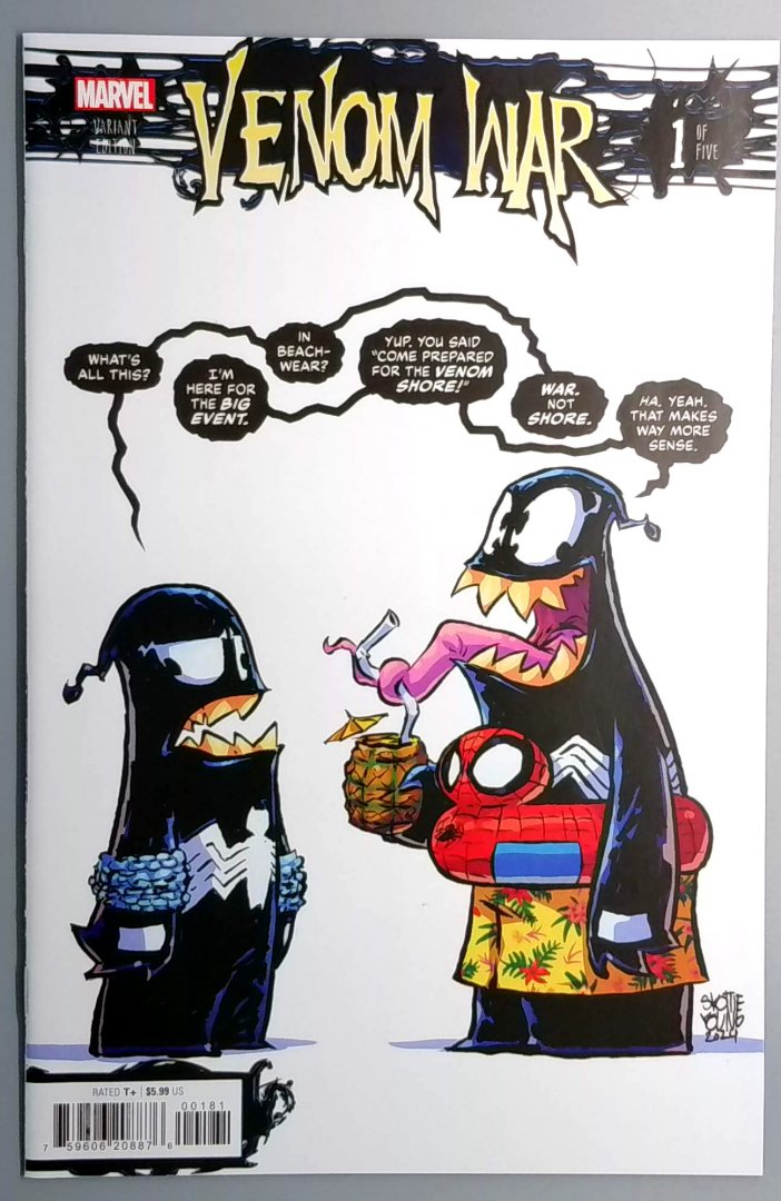 VENOM WAR #1 NM-SKOTTIE YOUNG VARIANT Marvel  2024