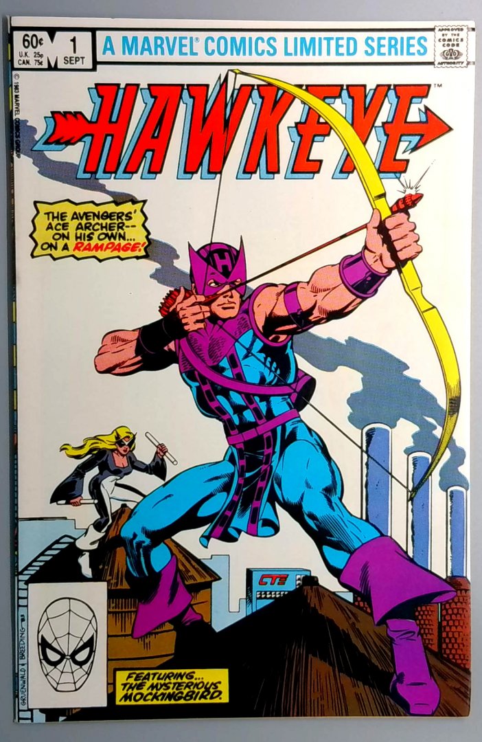 Hawkeye #1 NM- the Origin of Hawkeye Marvel 1983