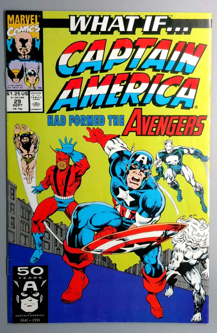 What If...? #29 What If Captain America Had Formed the Avengers? Direct Edition