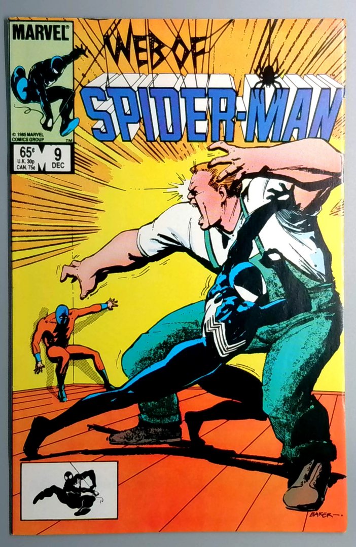 Web of Spider-Man #9 VF+ Marvel 1985