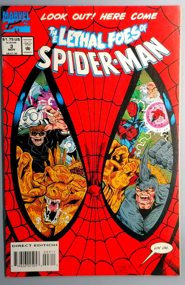 Lethal Foes of Spider-Man #3 VF+ Marvel 1994