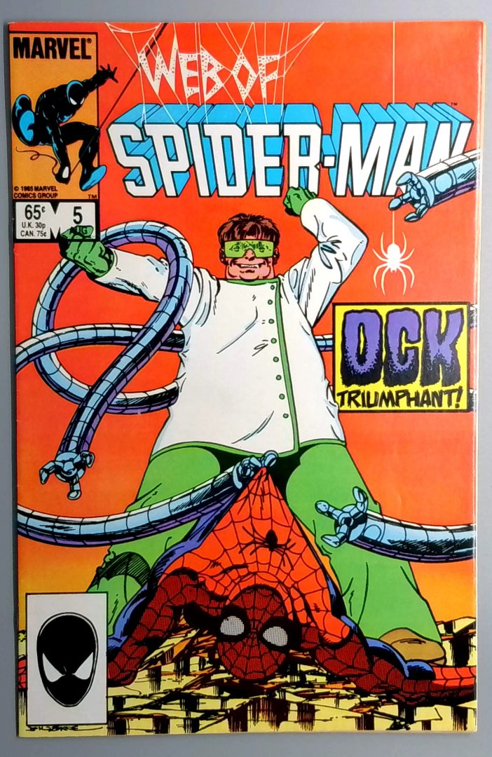 Web of Spider-Man #5 Direct Edition Marvel 1985
