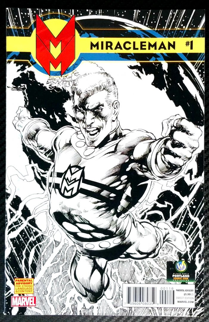 Miracleman #1-Wwport VF Neal Adams Sketch Cover Marvel