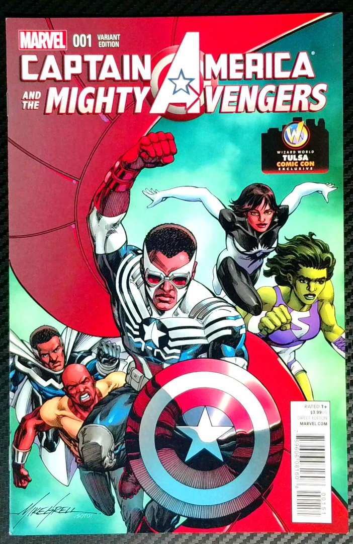 Captain America & the Mighty Avengers #1-Wwtu-E NM- Mike Grell Marvel 2015