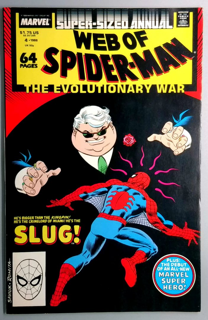 Web of Spider-Man Annual #4 NM- Marvel 1988