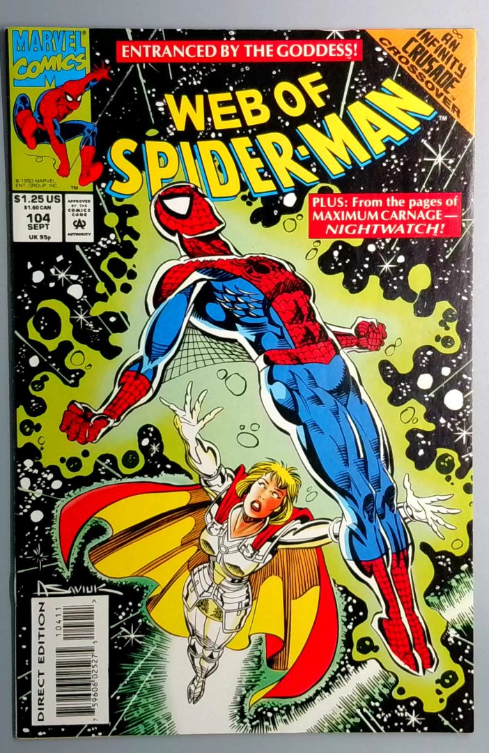 Web of Spider-Man #104 Direct Edition Marvel 1993