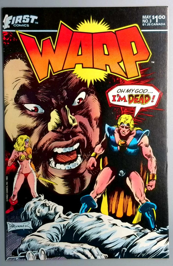 WARP #3 NM- First Comics