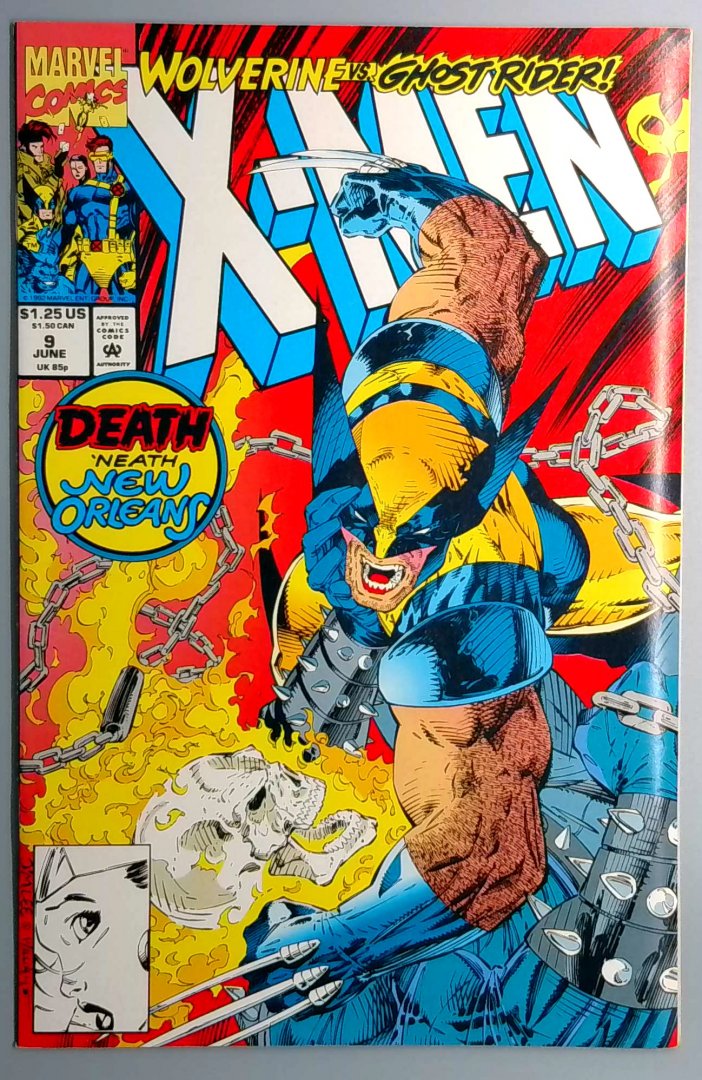 X-Men #9 VF/NM JIM LEE Marvel 1992