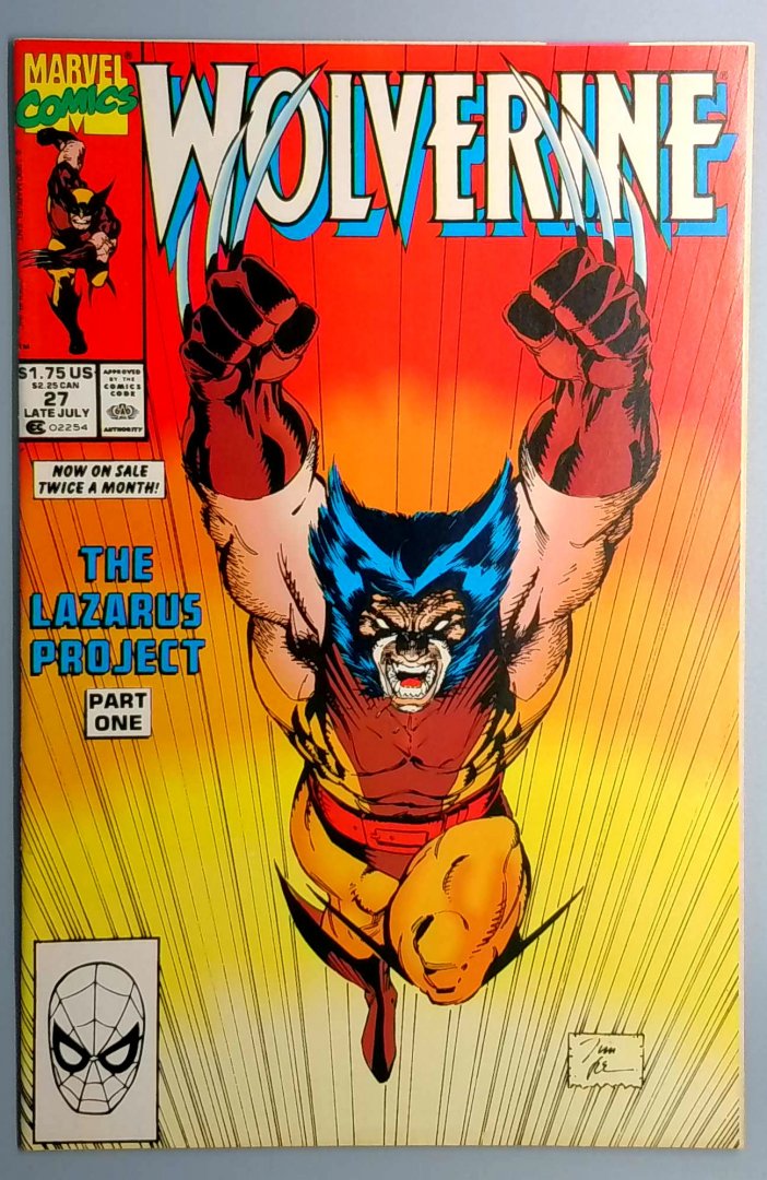 Wolverine #27 NM JIM LEE COVER Marvel 1990