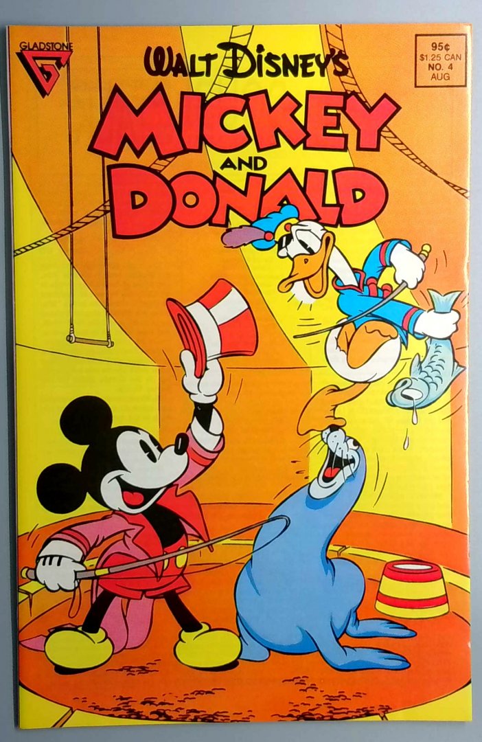 Mickey and Donald #4 NM- DISNEY 1988