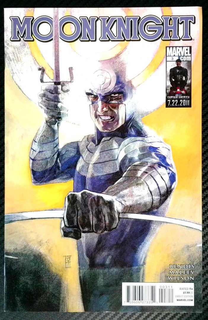 Moon Knight #3 VF+ 2011 Alex Maleev Marvel