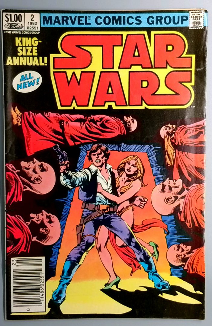 Star Wars Annual #2 FN- Newsstand Edition Marvel 1982