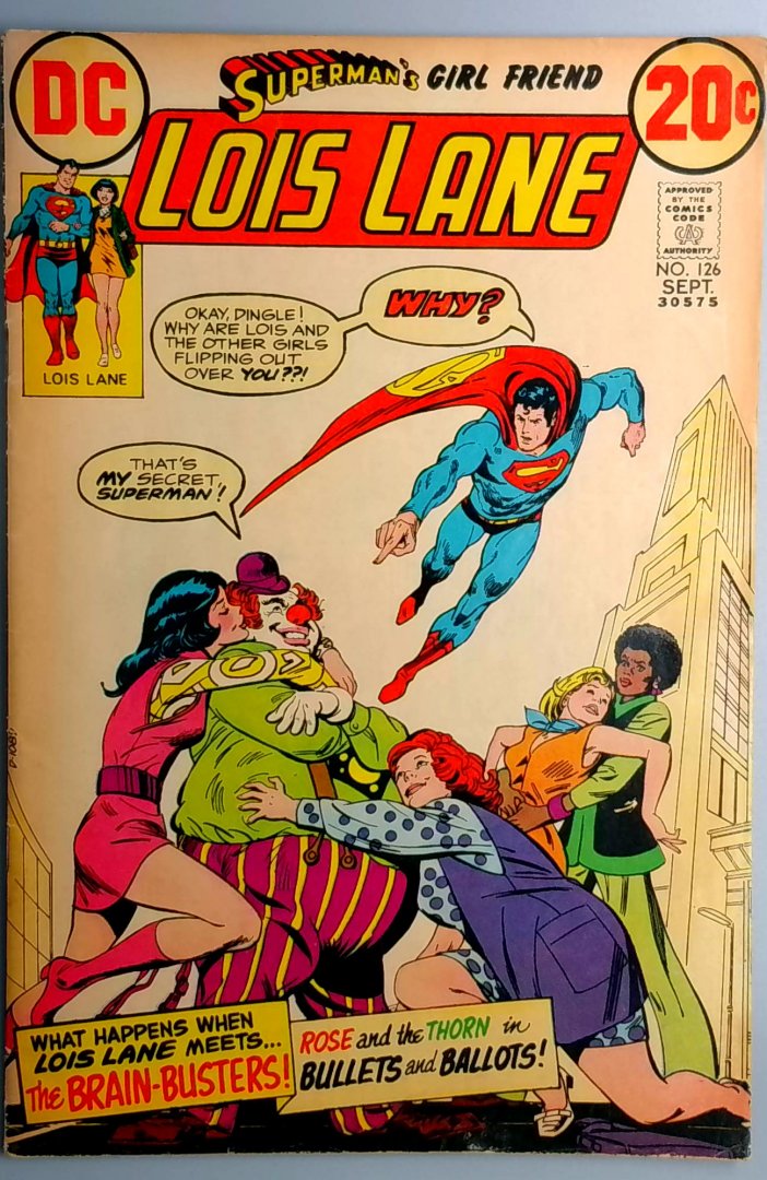 Supermans Girlfriend, Lois Lane #126 VG DC 1972