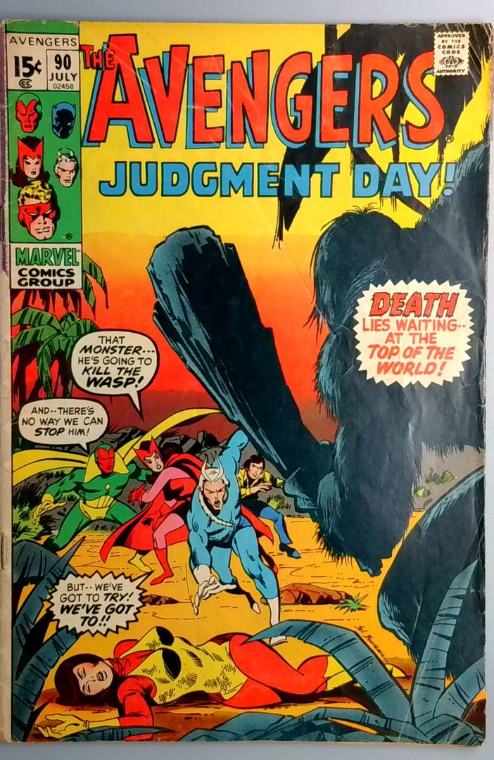 Avengers #90 Kree-Skrull War Storyline Marvel 1971