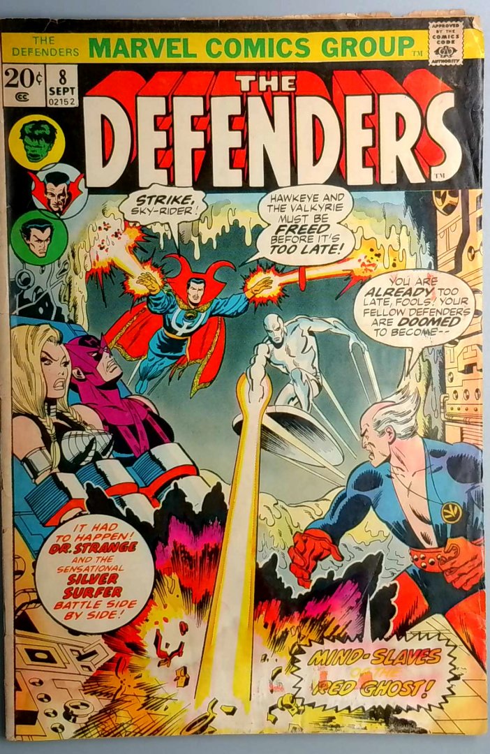 Defenders #8 Avengers Vs. Defenders War Crossover Marvel 1973
