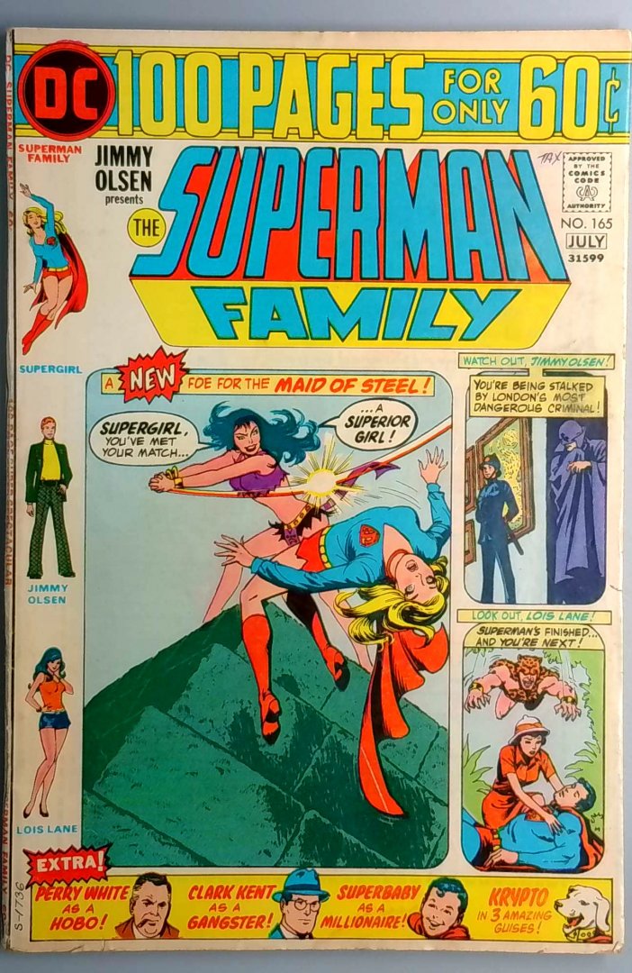Superman Family #165 VG DC 1974