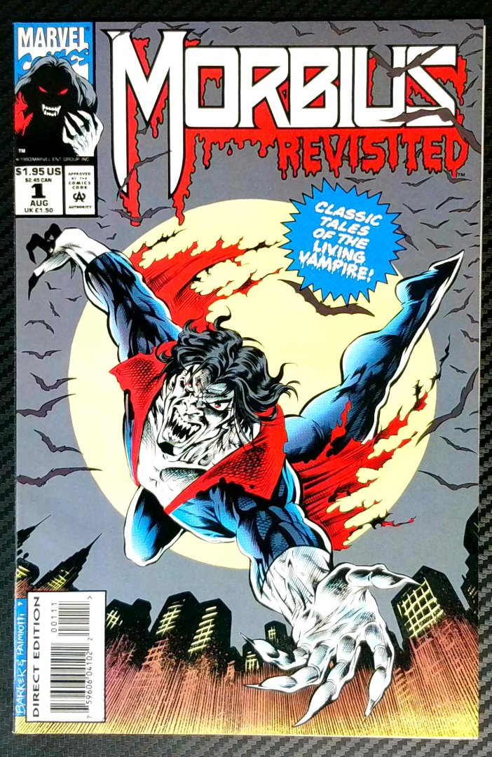 Morbius Revisited #1 VF Gary Barker Jimmy Palmiotti 1993 Marvel