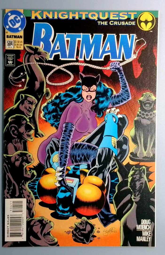 Batman #504 NM Knightquest: the Crusade Direct Edition DC 1994