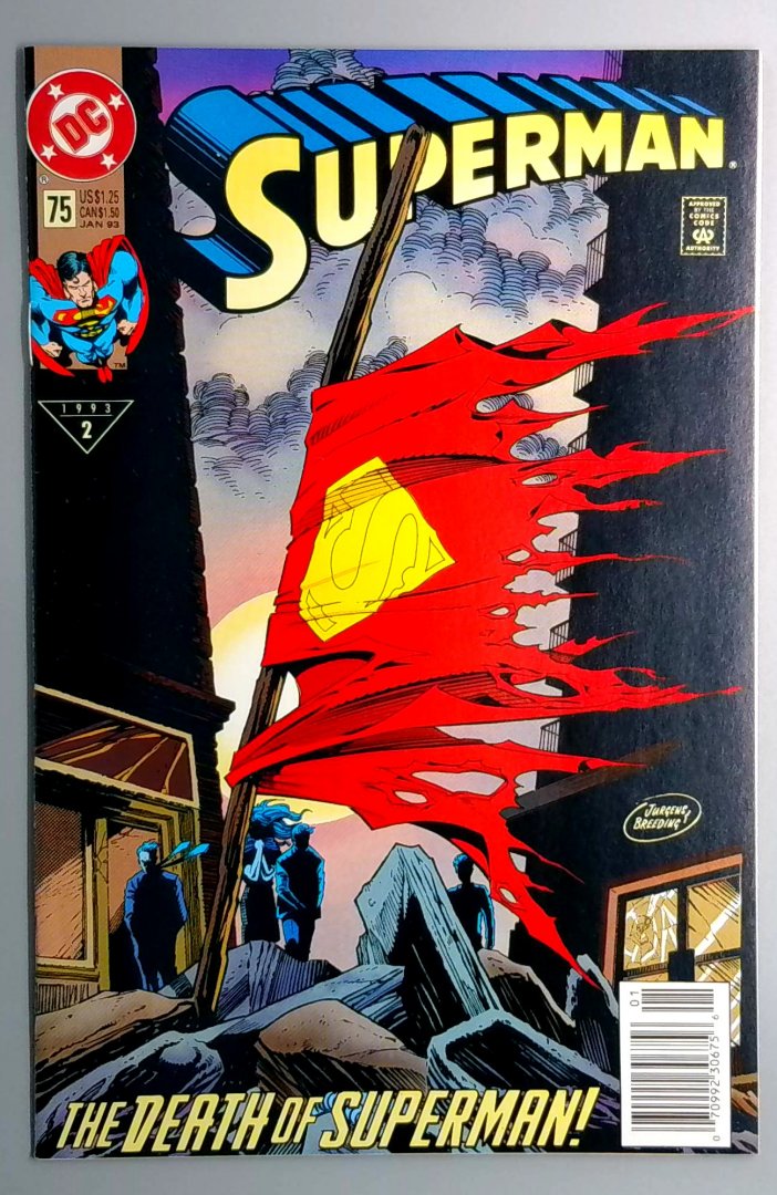 Superman #75 VF 4th PRINT DC 1993