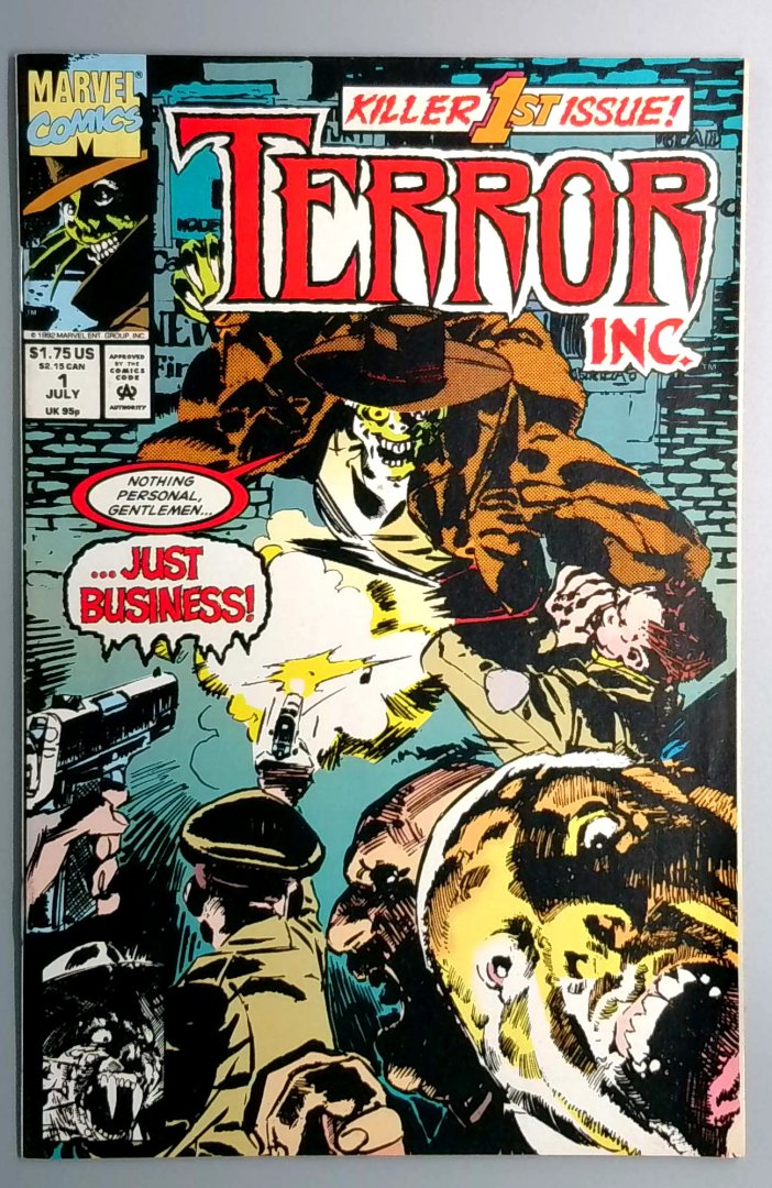 Terror Inc. #1 NM Marvel 1992