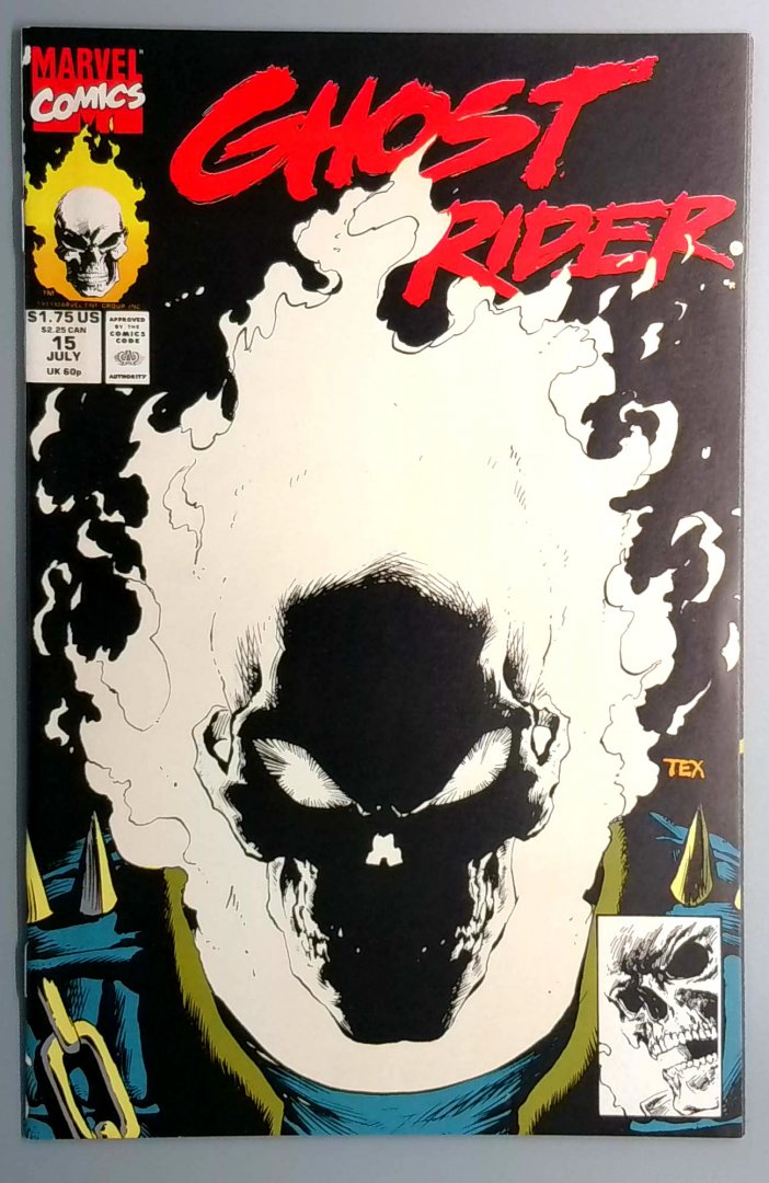 Ghost Rider #15 NM Glow-In-The-Dark Cover MARVEL 1992