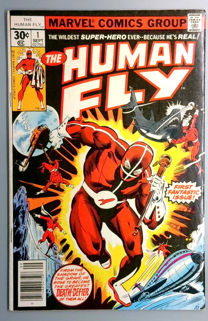 Human Fly #1 FN Origin of the Human Fly richard Deacon Marvel 1977