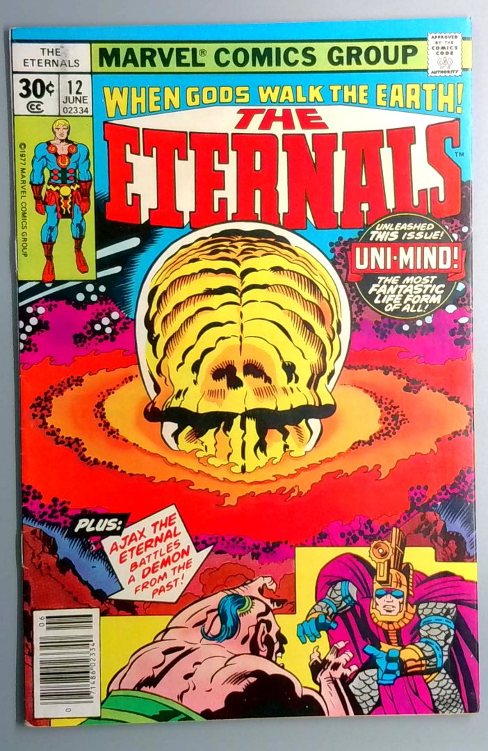 Eternals #12 FN 1st Appearance of Uni-Mind Marvel 1977
