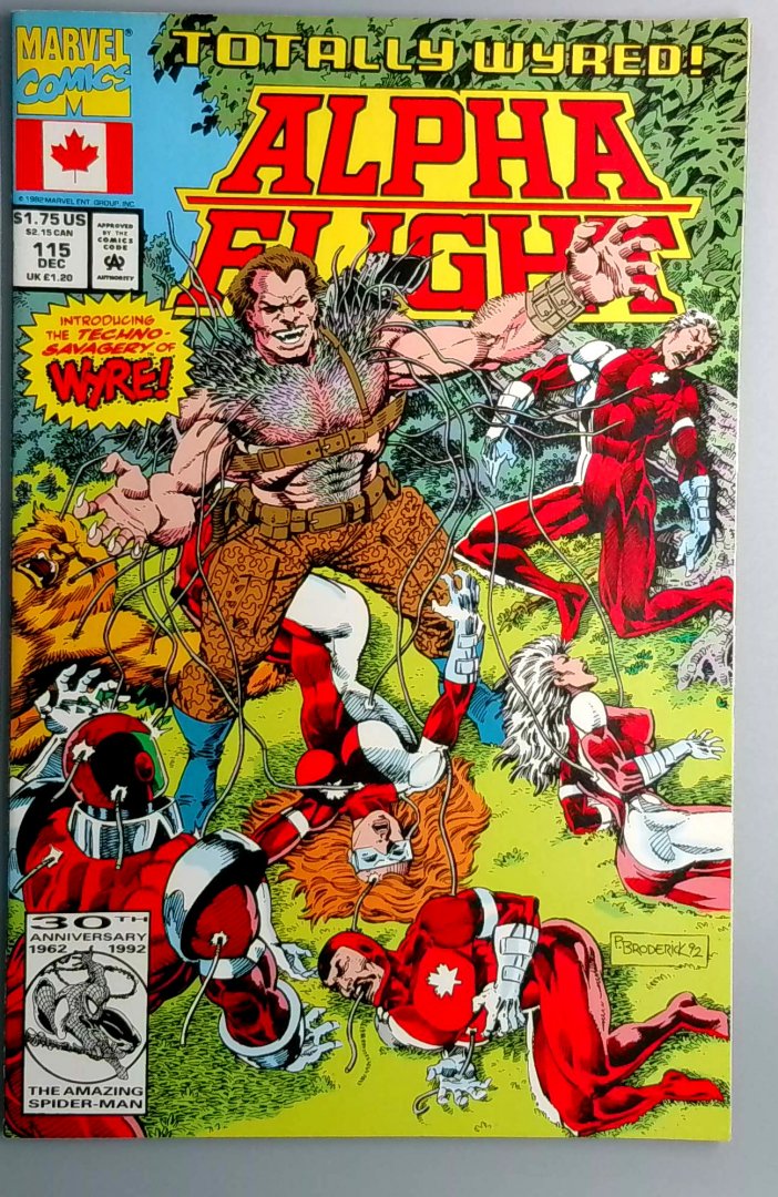 Alpha Flight #115 NM Marvel 1992