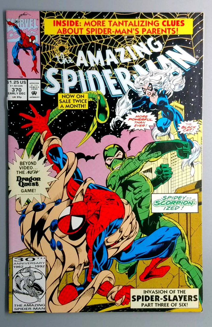 Amazing Spider-Man #370 VF+ Marvel 1992