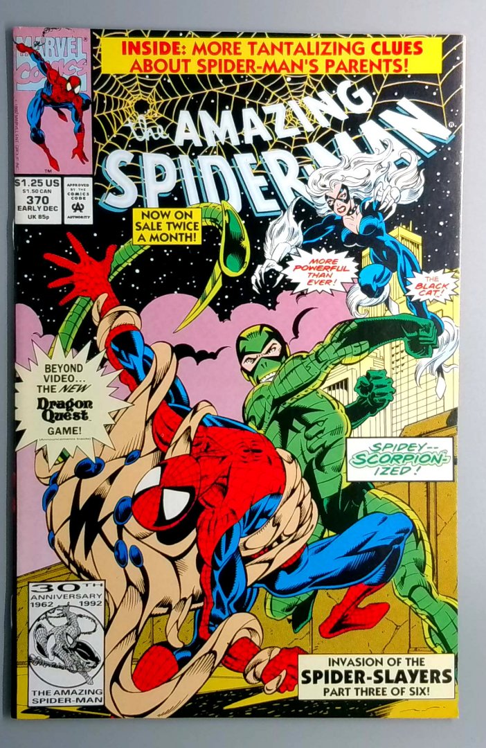 Amazing Spider-Man #370 NM- Marvel 1992 COPY2
