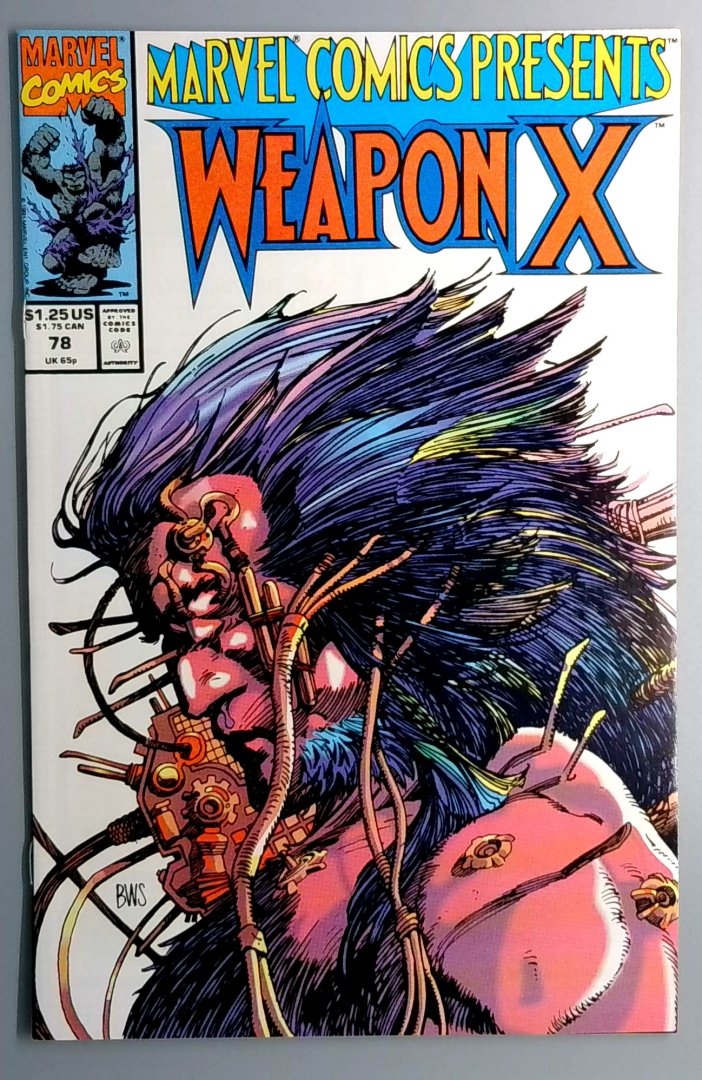 Marvel Comics Presents #78 NM Debut of Wolverines Weapon X Design MARVEL 1991