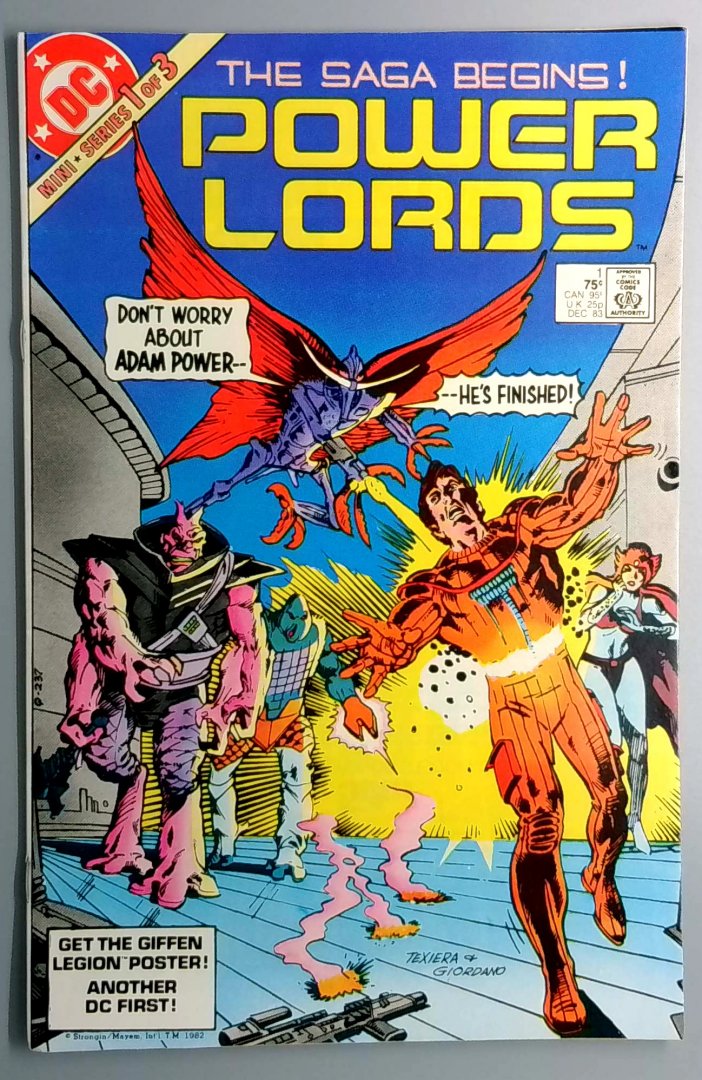 Power Lords #1 VF+ DC COMICS