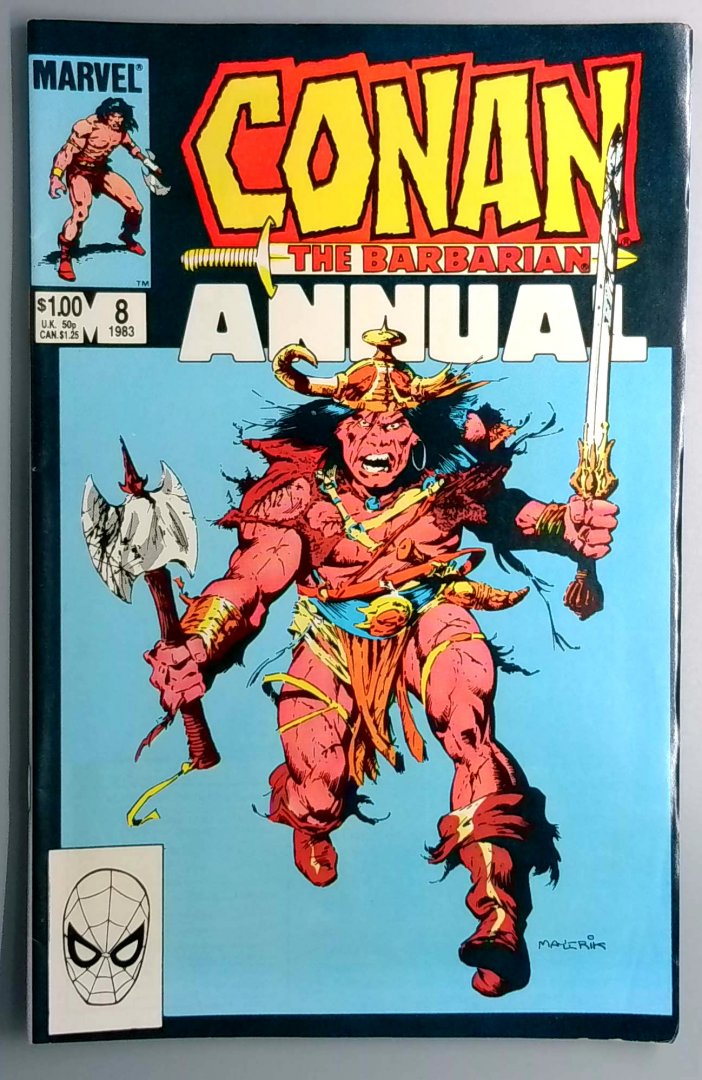 Conan the Barbarian Annual #8 VF Marvel 1983