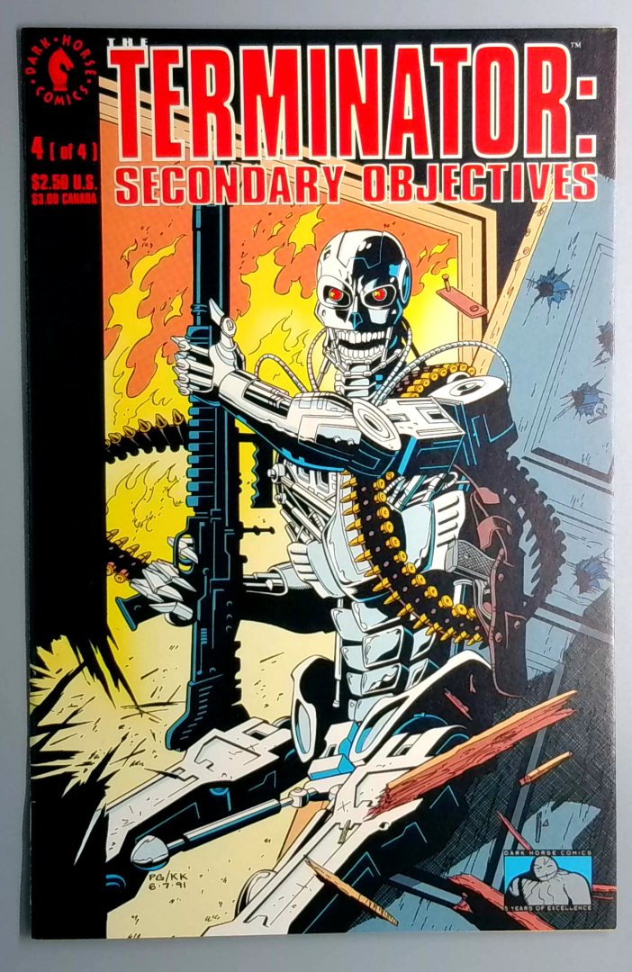 Terminator: Secondary Objectives #4 NM Dark Horse 1991