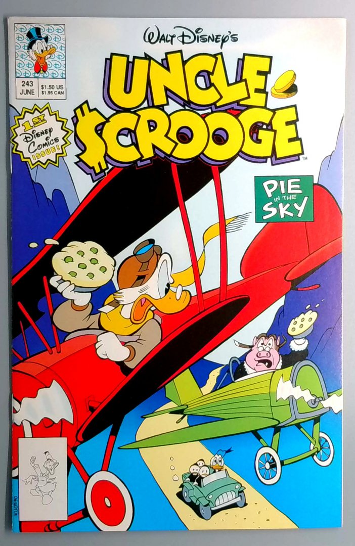 Uncle Scrooge #243 VF/NM Disney - None