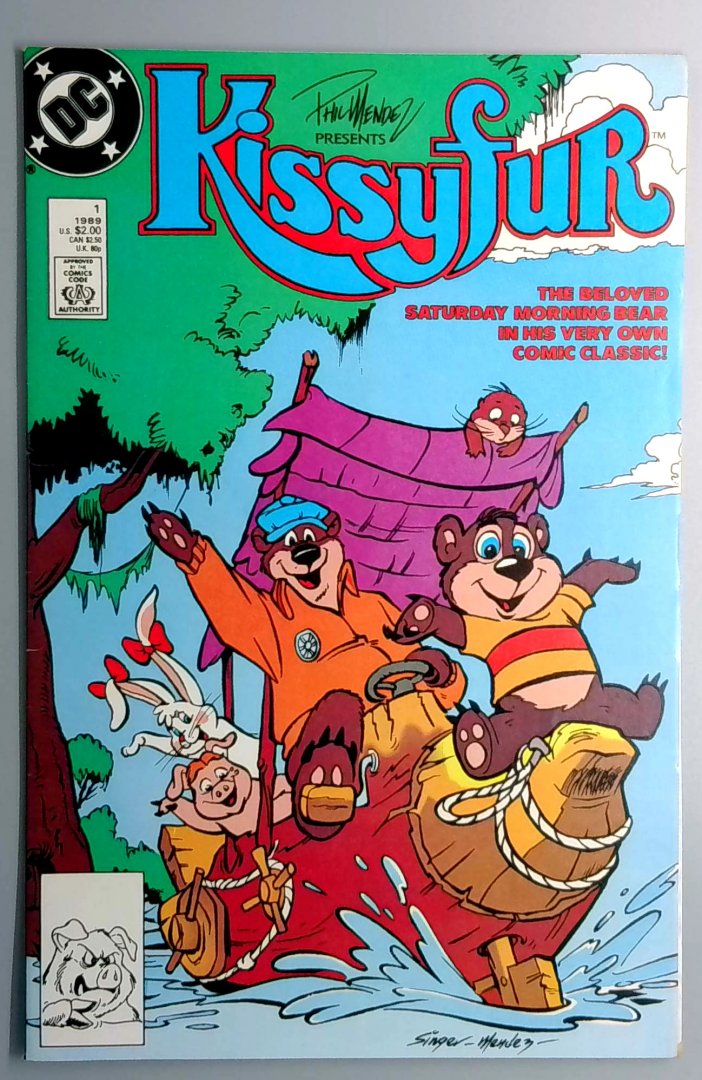 Kissyfur #1 NM MARVEL 1989