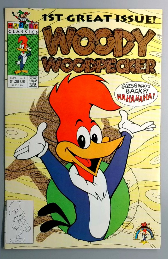 Woody Woodpecker #1 VF/NM Harvey September 1991