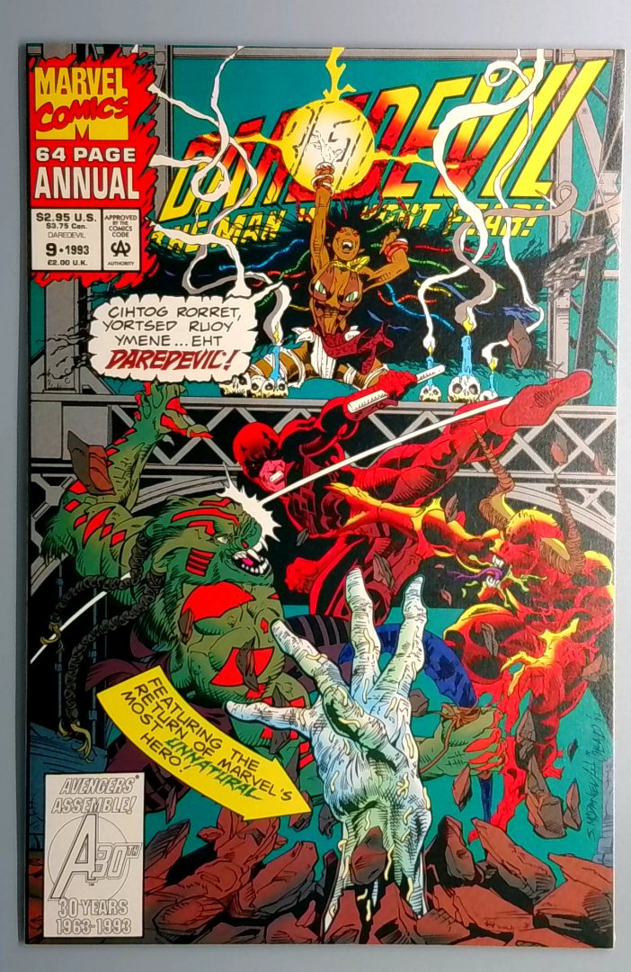 Daredevil Annual #9 VF+ First Devourer Marvel 1993