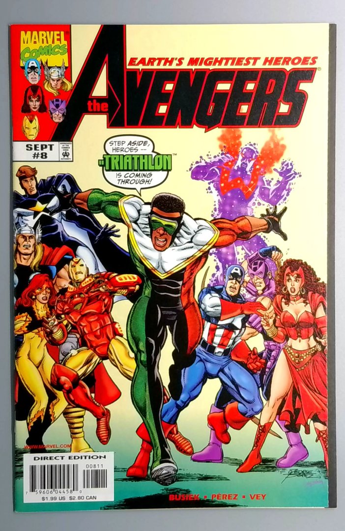 Avengers #8 VF/NM Marvel - 1998