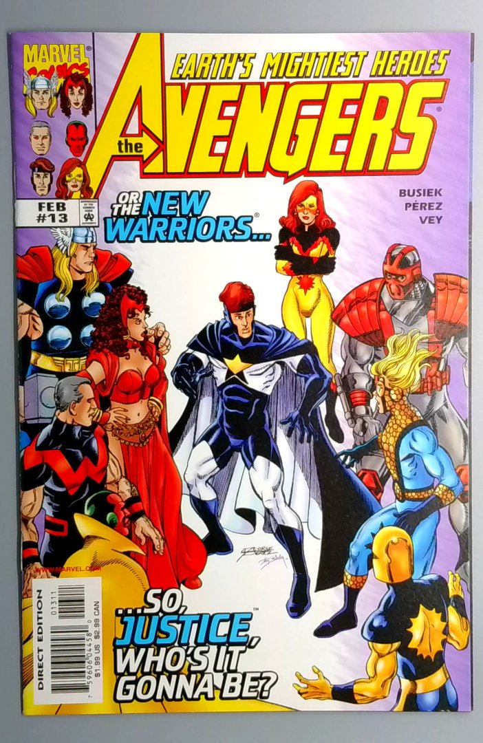 Avengers #13 NM 1st Appearance of Lord Templar and Gorgilla Alpha MARVEL 1999