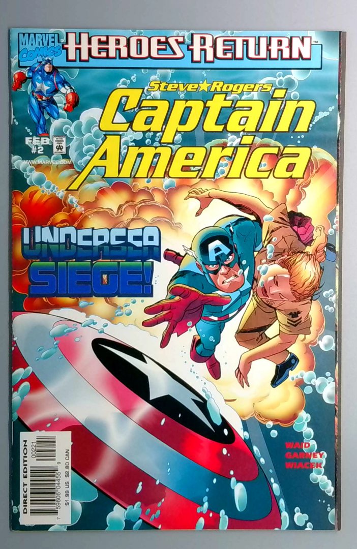 Captain America #2 NM- Marvel 1998