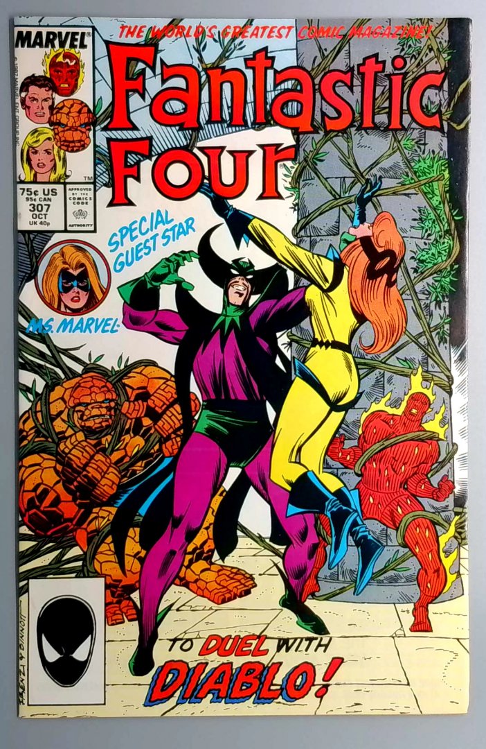 Fantastic Four #307 VF/NM Marvel 1987