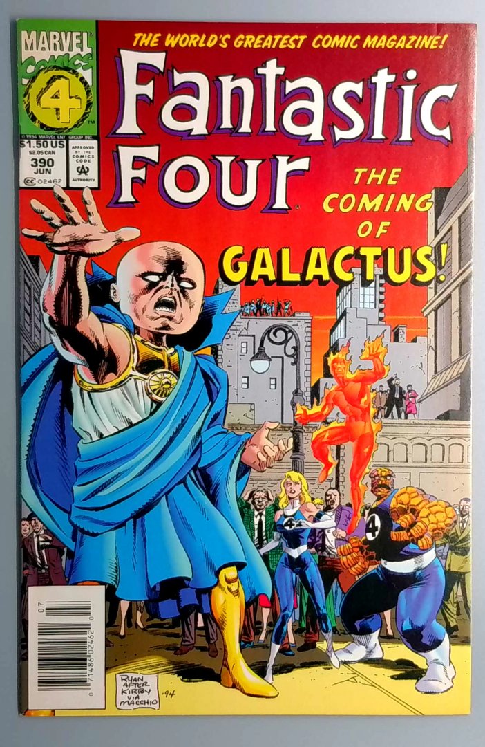 Fantastic Four #390 VF Newsstand Edition Marvel 1994