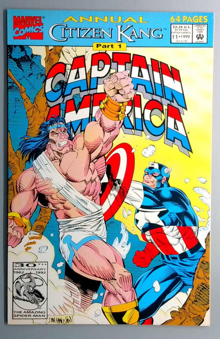 Captain America Annual #11 NM- Marvel 1992