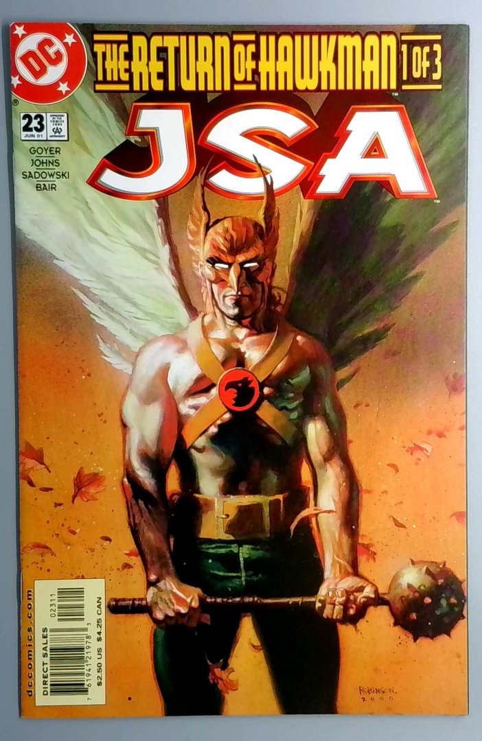 Jsa #23 Hawkman Returns DC 2001