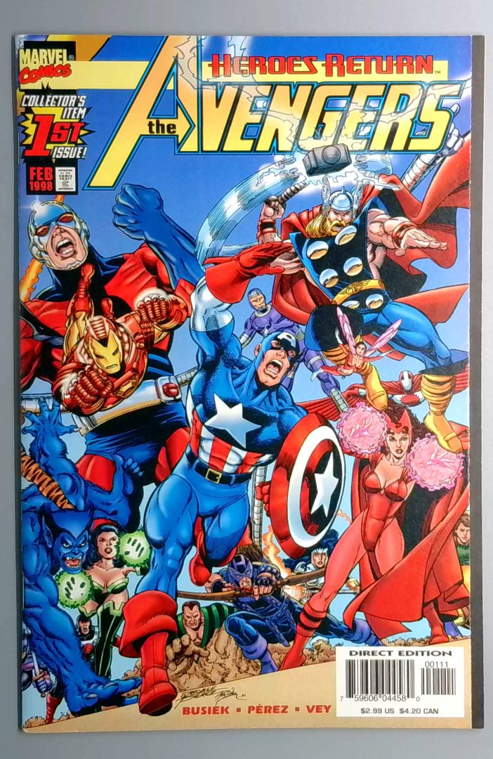 Avengers #1 NM- Heroes Return  - Marvel 1997