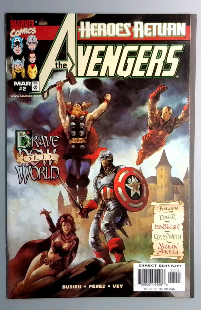 Avengers #2 NM- Heroes Return - MARVEL 1997
