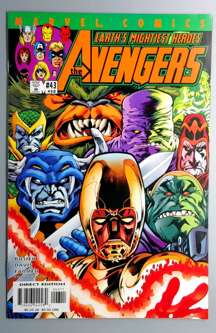 Avengers #43 VF Presence Marvel 2001